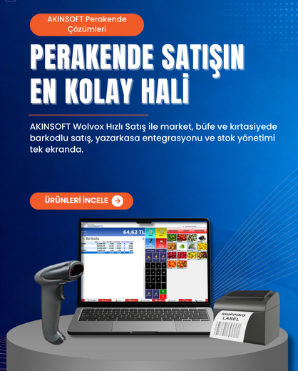 Akınsoft Wolvox Hızlı Satış Yönetimi