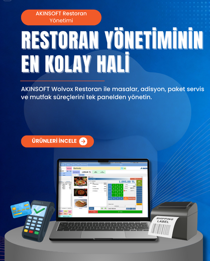Akınsoft Wolvox Restoran Yönetimi