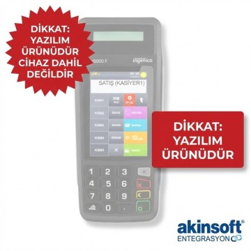 Ingenico Move5000F Mobil ÖKC POS – Akınsoft Hızlı Satış / Restoran Entegrasyon Hizmeti (Cihaz Hariç) | Bursa Akınsoft Ana Bayi