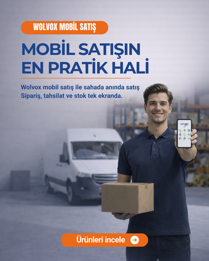 Akınsoft Wolvox Saha Satış Yönetimi